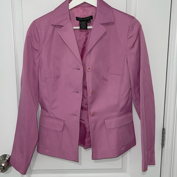 Sandra Angelozzi Jackets & Blazers - Sandra Angelozzi pink blazer